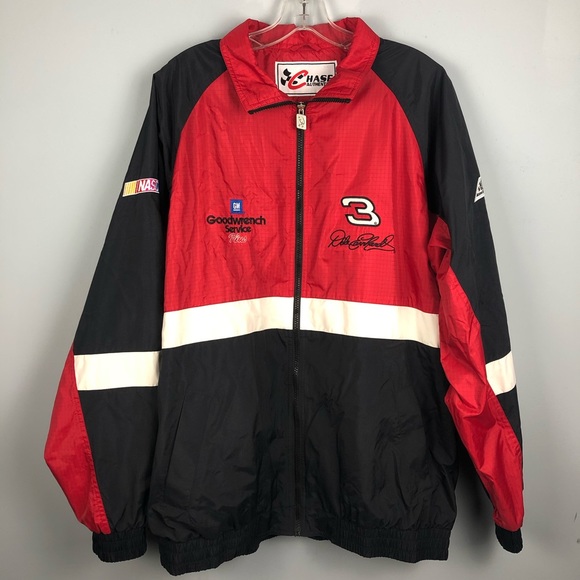 Dale Earnhardt Sr Windbreaker Red 
